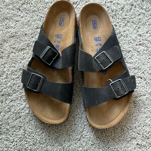 Men’s Birkenstocks sandals.